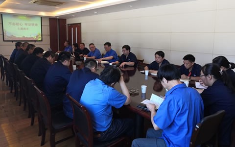 緊密結(jié)合企業(yè)實(shí)際，深入開展  第二批“不忘初心，牢記使命”主題教育活動